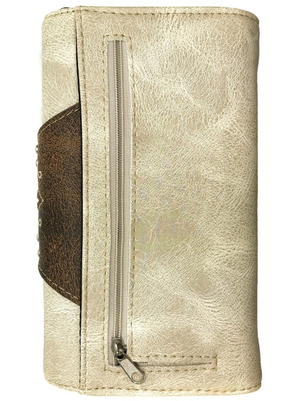 Western Rhinestone Laser Cut Buckle Crossbody/Wallet NWT - Picture 4 of 5